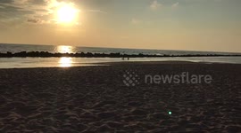 Atardecer Salinitas en el Salvador