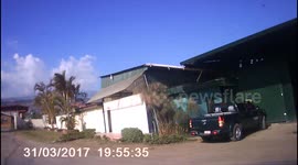 Driving in Taras, Costa Rica.