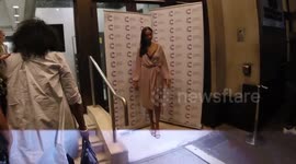 Alisha Dixon and other celebrities arrive at the Jog on to Cancer event