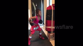 4year old who wants to be a boxer