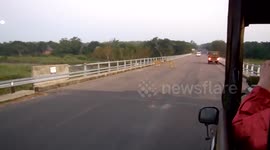 Newsflare Edit - Family of lions sneak back into national park