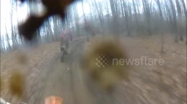 Nasty dirt bike crash