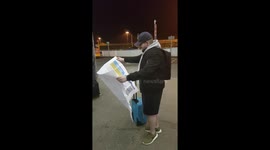 The moment he discovered . He was going abroad and had a massive boarding pass