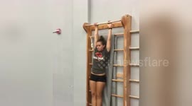 Newsflare Edit - One arm leg lifts