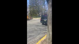 Fire consumes house in East Orange, New Jersey