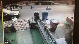 Neighbours recycling bag blows away, so she steals ours