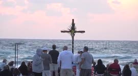 Easter Sunrise Beach Service Delray Beach Florida Sony AX53 4K Video