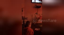 Newsflare Edit - Naughty kid falling asleep