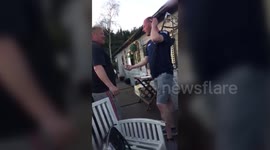 Man gets bitten by a BADGER