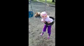 Golden retriever goes crazy when spring has finally arrived!