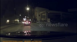 20170417 Emergency Vehicles approaching a 2nd alarm building fire