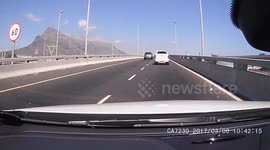 Idiot brake checks me on M5 highway Cape Town South Africa