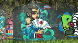 Weird graffiti in Borneo