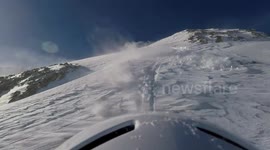 Back helmet POV Freeride.