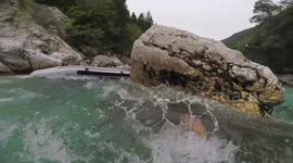 Rafting accident in Bovec, Slovenia