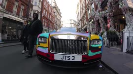 Painted Car In London