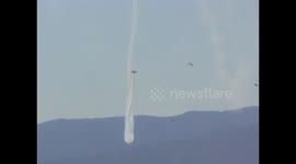 Glider aerobatics in Turkey