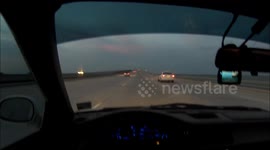Close call at 130+mph!