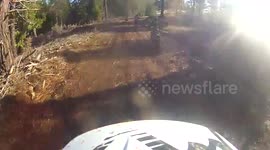 Devin crashes at bailey ridge