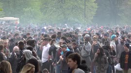 Heavy police presence as thousands attend pro-cannabis rally in London
