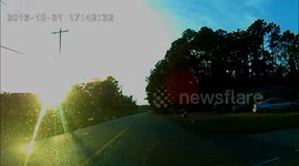 Big Truck Almost Crashes Into Me Head On