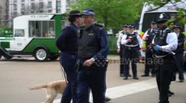 London 420 Rally in Hype Park,London,UK