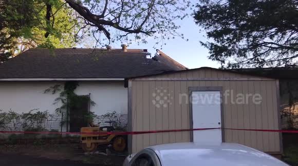 Church roof collapses in Oklahoma City, USA