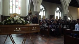 Civil rights activist Darcus Howes funeral service,at All Saints church Notting Hill