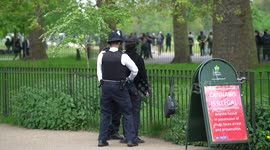 London 420 Rally in Hype Park,London,UK