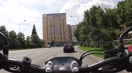 Mein erster CRASH mit der Honda CB500F - Von Auto ANGEFAHREN (german/deutsch)