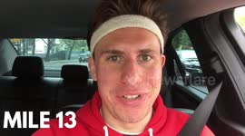 Completing the London Marathon by Uber