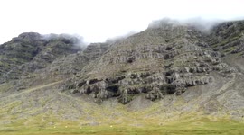 Icelandic Mountainside in the East Fjords