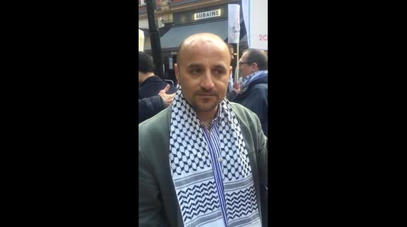 Bill Palestinian Hunger Strike Demonstration London 22nd April 2017