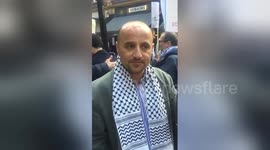 Newsflare Edit - Bill Palestinian Hunger Strike Demonstration London 22nd April 2017