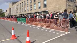 Huge queue for French election in London