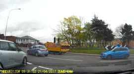 Didn't even look on roundabout