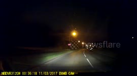 Cop car doing what? No lights or anything