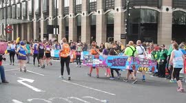 Robocop at the London Marathon