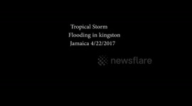 Flooding in Kingston Jamaica 4/22/2017