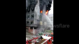 Major factory fire injures one in southern China