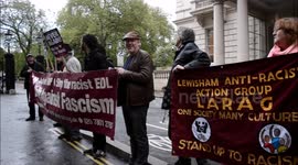 Stand up against racism,  Picket the french embassy