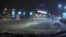 Failing to yield right of way. Dash cam