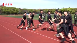 This skipping rope performance by Chinese firefighters has to be seen to be believed