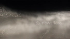 Arctic Winds Blowing Sand Storm Across Beach In N. Ireland!