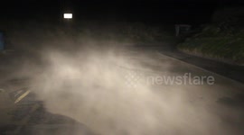 Winter Gales Blowing Sand Across Benone Beach