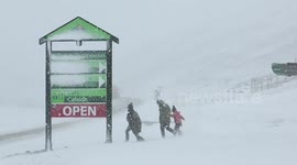 Arctic blast brings blizzard conditions to Scottish ski centres