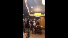 Denny's fight Waterbury Connecticut