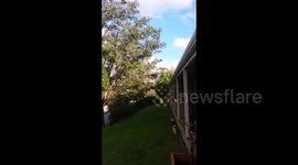 Slow motion bottle rockets