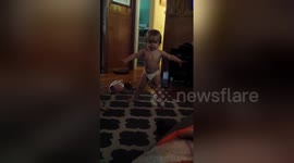 Newsflare Edit - Cute Baby Has EPIC Dance Moves!