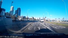 Random U-Turn Causes Crash- 2016 08 31